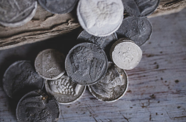 Vintage Plaster Coins Joblot