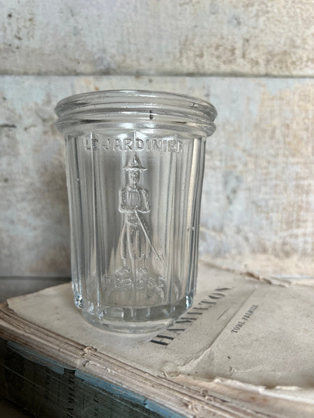 Decorative Branded Le Jardinier Vintage French Jam Jar