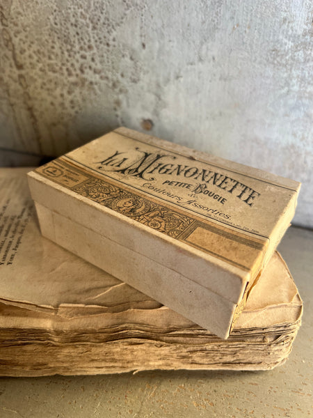 Vintage French Candles Box