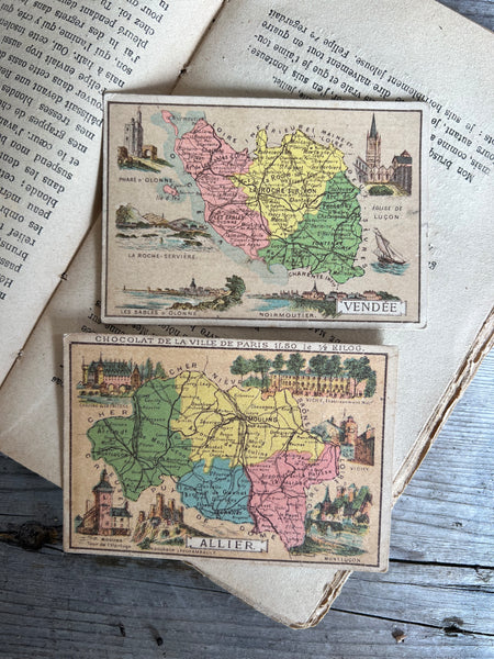 Vintage Chocolate French Advertising Maps – Ivy Joan Home