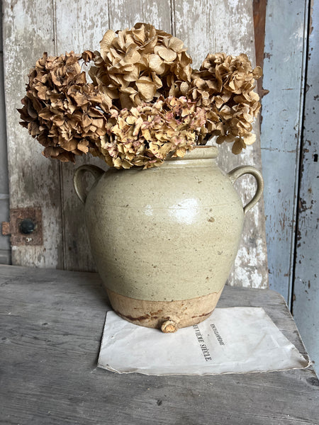 Large Handled French Confit Jar