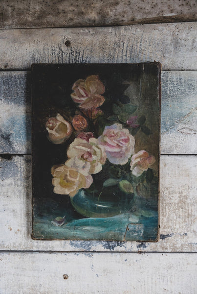 Floral Oil on Canvas