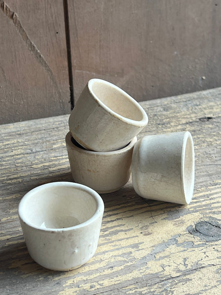 Vintage Escargot Stoneware Pots