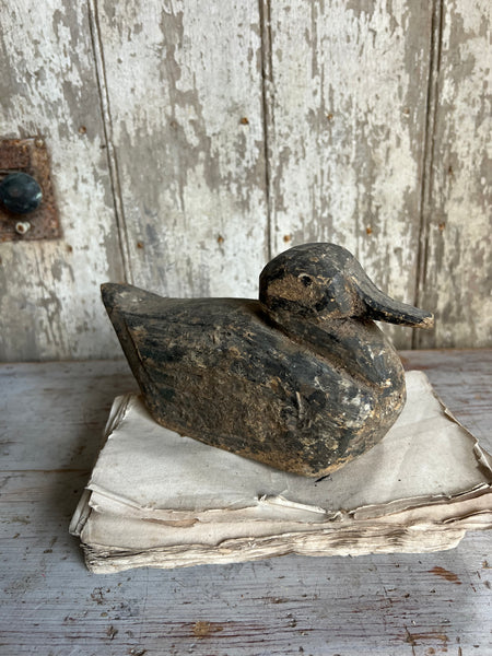 Vintage French Decoy Duck