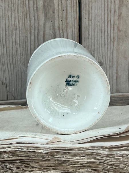 Vintage French Luneville Ironstone Confiture Pot