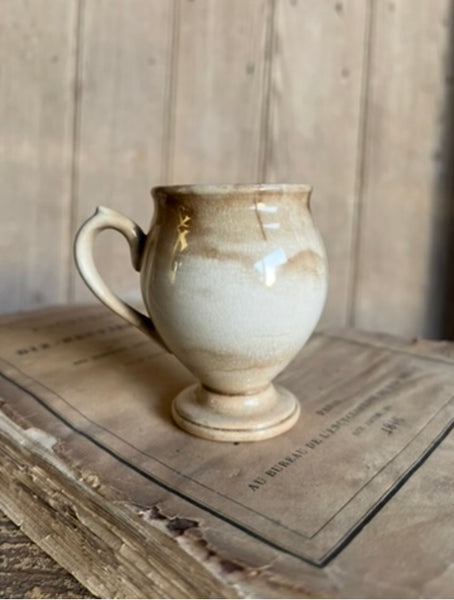 Beautiful Crazed Buttery Cup