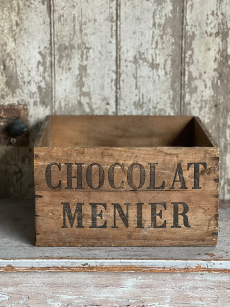 Vintage Chocolat Menier Crate