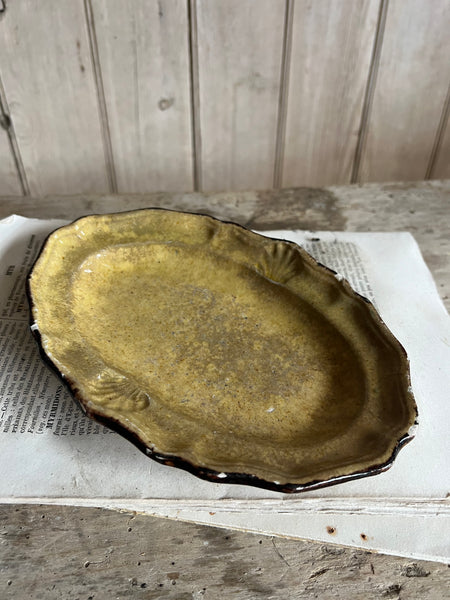 Small Antique Provençal Platter