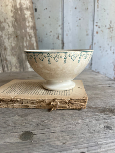 Buttery Stamped Rustic Digoin Cafe Au Lait