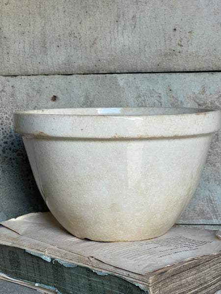 Large Lightly Crazed Pudding Bowl