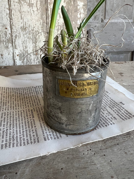 Vintage French Metal Tankard