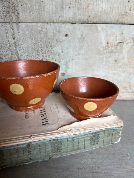 Vintage Dotty Bowls from