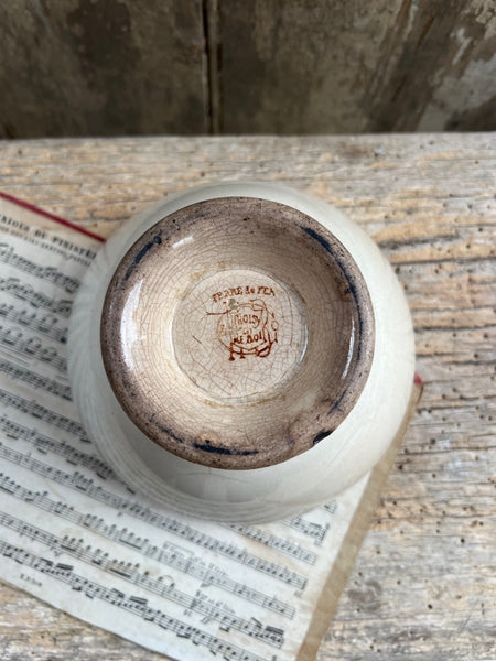 Beautifully Aged French Cafe au Lait Bowl