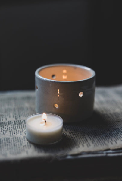 Artisan Hand Made Faiselle Tea Light Holder