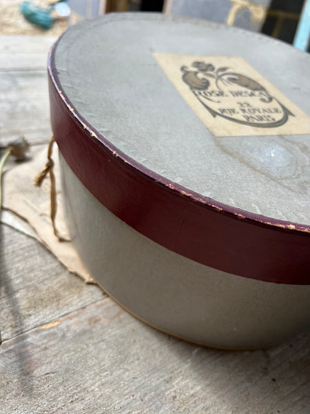 Rose Descat Paris Vintage Hat Box