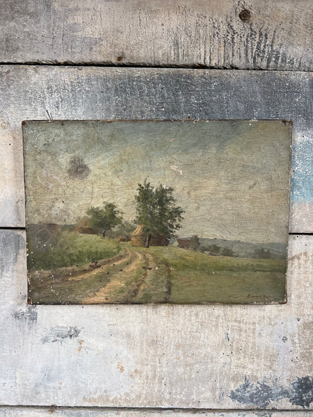 French Landscape Oil Painting