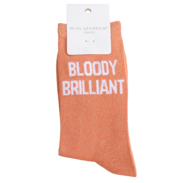 Glitter Statement Socks Bloody Brilliant