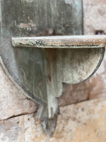Antique Chippy Paint Decorative Wall Shelf