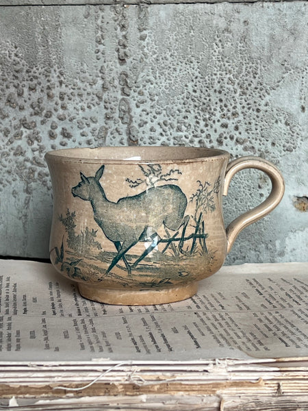 Beautiful Crazed Buttery Cup