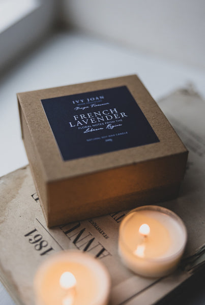 Bougie Française - French Lavender -Luberon Region - Tealights