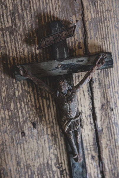 Antique Wooden Crucifix