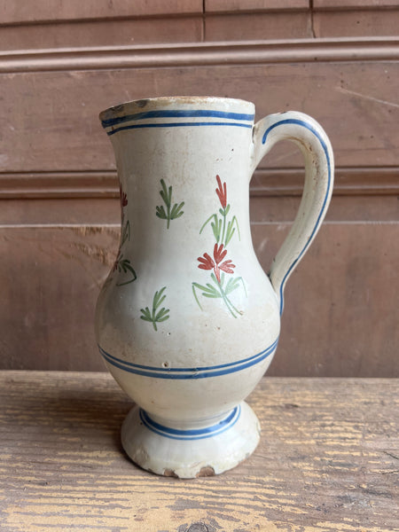 Rustic Handpainted French Jug