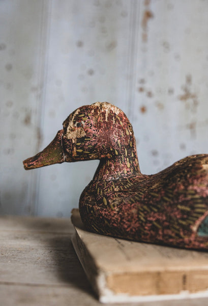 Vintage French Decoy Duck
