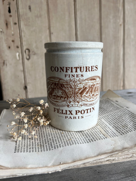 Vintage French Felix Potin Jar