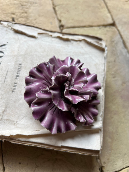 Vintage Clay Flower