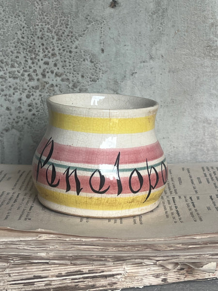 Vintage Crazed Penelope Cup