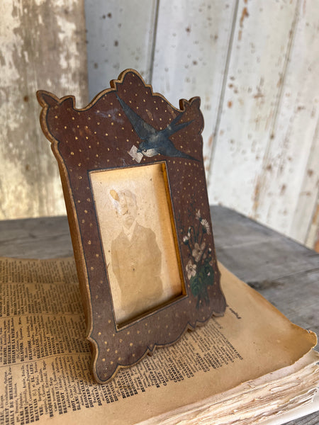 French Antique Hand Painted Frame