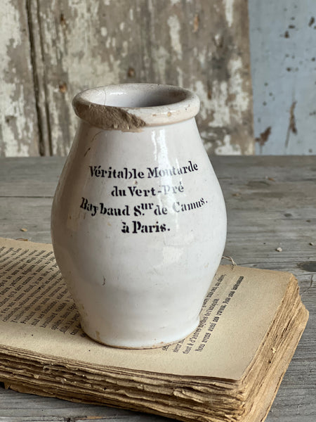 Branded French Mustard Jar