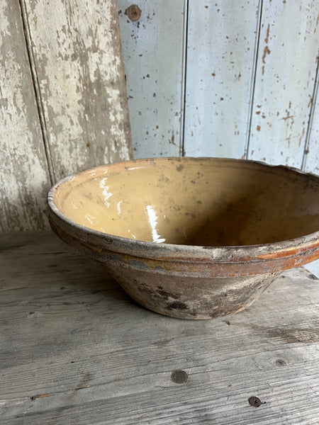 French Earthenware Mixing Bowl