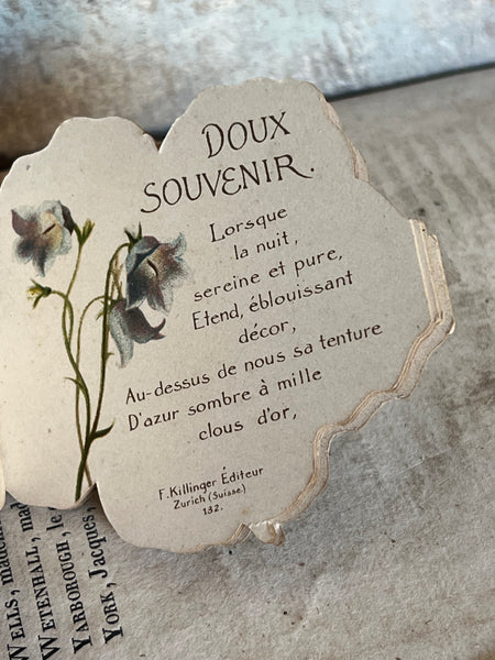 Beautiful Antique French Souvenir Book