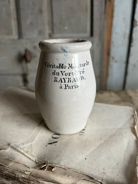 Branded French Mustard Jar