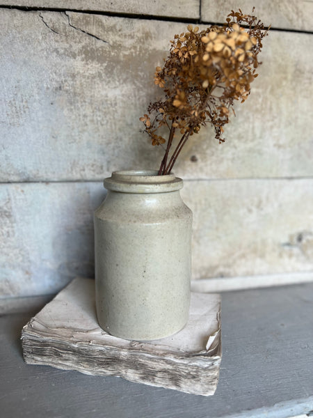 French Vintage Stoneware Preserves Jar