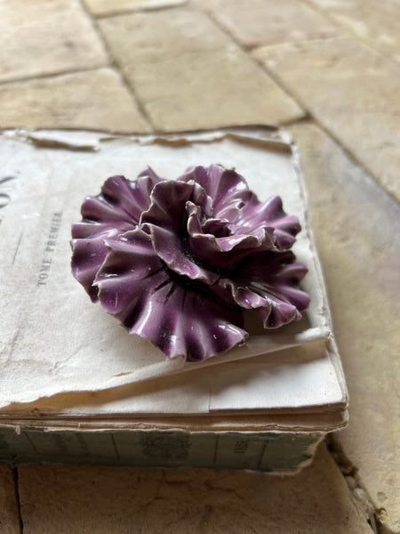 Vintage Clay Flower