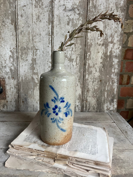 Gorgeous French Vintage Stoneware Bottle