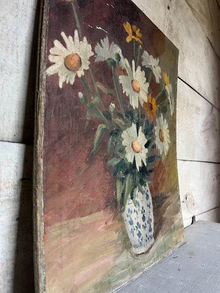 Floral Oil on Board