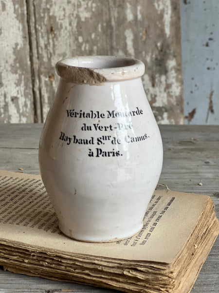 Branded French Mustard Jar