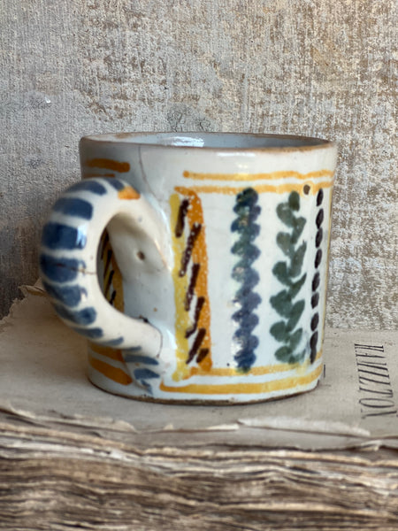 Vintage French Handcrafted Mug