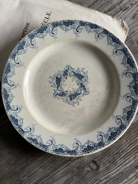 French Vintage Plate