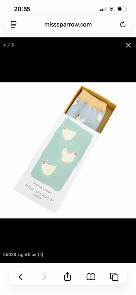 Women’s Matchbox Socks Hens