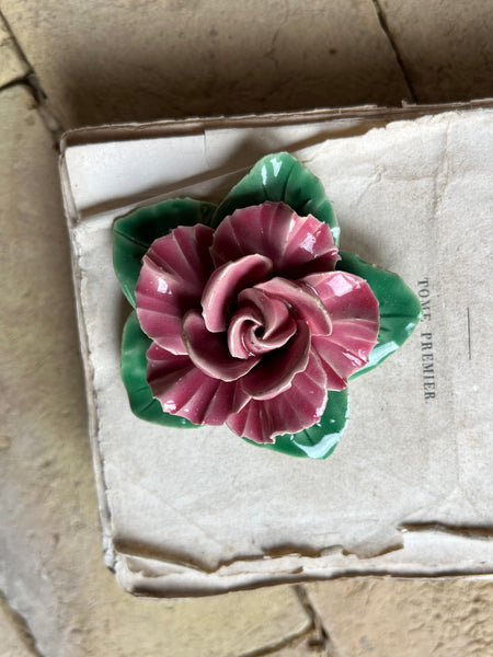 Vintage Clay Flower