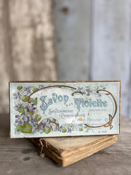 Antique French Soap Box