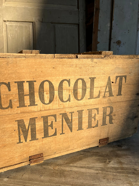 Vintage Chocolat Menier Crate