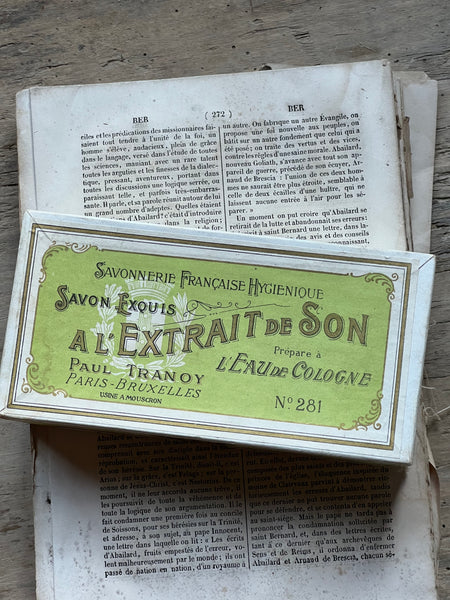 Beautiful French Soap Vintage Box