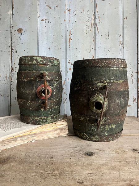 Large green Swedish Barrels