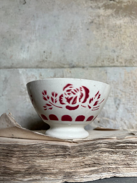 Crisp Stencilled Cafe Au Lait