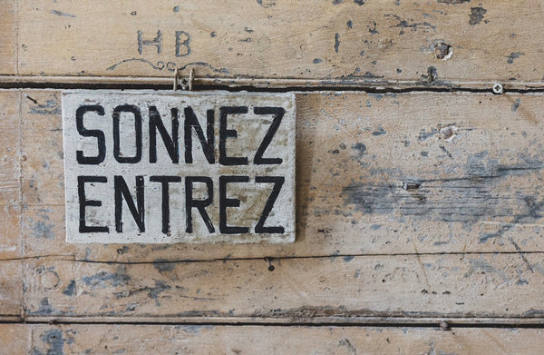 Vintage French Sign